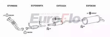 Система выпуска ОГ EuroFlo SEALH28 0600LHD